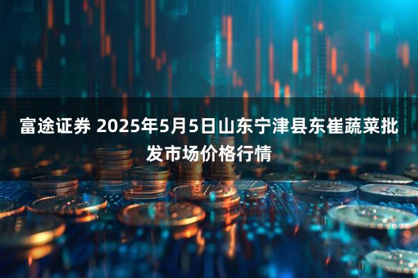 富途证券 2025年5月5日山东宁津县东崔蔬菜批发市场价格行情