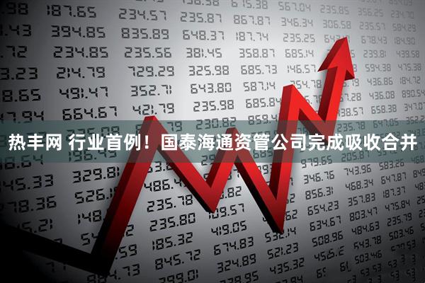 热丰网 行业首例！国泰海通资管公司完成吸收合并