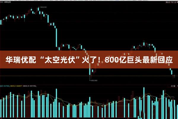 华瑞优配 “太空光伏”火了！800亿巨头最新回应