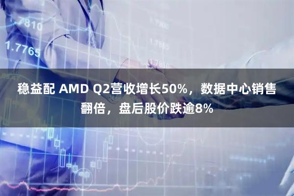 稳益配 AMD Q2营收增长50%,数据中心销售翻倍,盘后股价跌逾8%